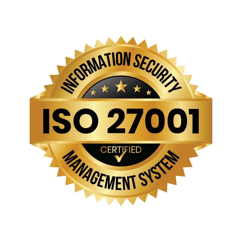ISO 27001 Information Security Management System Certified