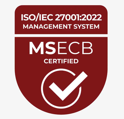 ISO/IEC 27001:2022 Management System — MSECB Certified